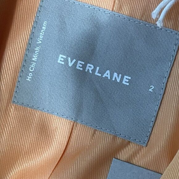 EVERLANE The 80's Oversized Blazer Size 2 Orange NEW Preppy Modern Casual - Picture 5 of 9